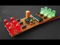 Police Light Flasher Using 4017 IC