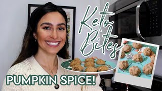Kitchen Experiment! Gluten-Free Keto Pumpkin Spice Protein Bites