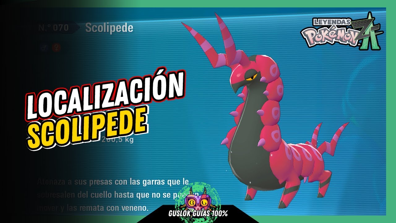 UBICACIÓN de SCOLIPEDE | GUÍA 100% | 💯Leyendas Pokemon: Z-A🏆 UBICACIÓN de SCOLIPEDE | GUÍA 100% | 💯Leyendas Pokemon: Z-A🏆
