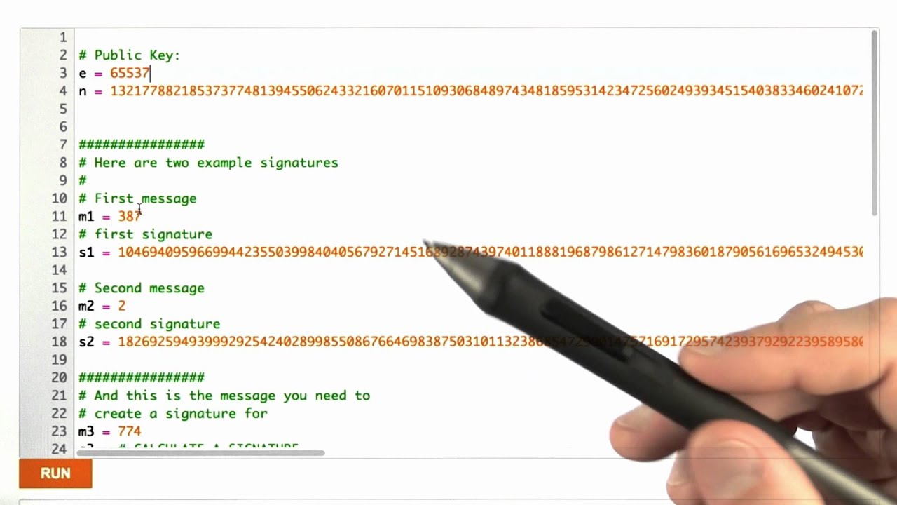 RSA Signature - Applied Cryptography