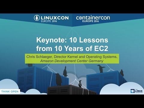 Keynote: 10 Lessons from 10 Years of EC2 by Chris Schlaeger