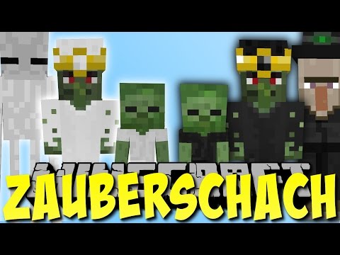 Minecraft CHESS MOD with MOBS!!  (magic chess) [Deutsch]