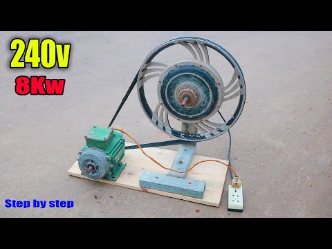 Main ek ee-baik motar ke saath ghar kee anant oorja 240v utpann karoonga