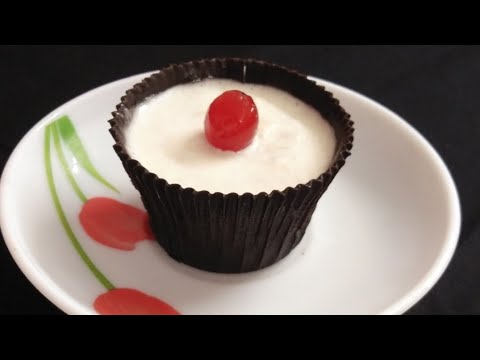 Custard Apple Cream in Chocolate Cup | How to make Chocolate Cups | 10 Minutes Easy Dessert