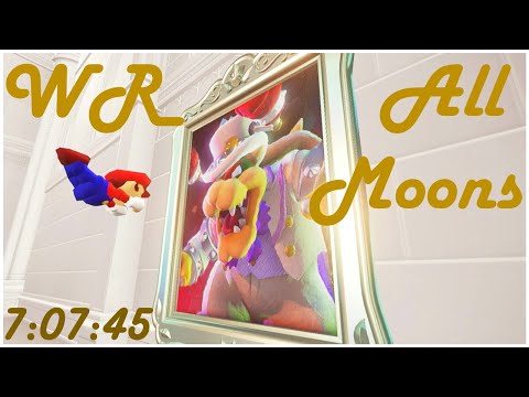 [WR] Super Mario Odyssey: All Moons (880) Speedrun in 7:07:45 (Switch 1)