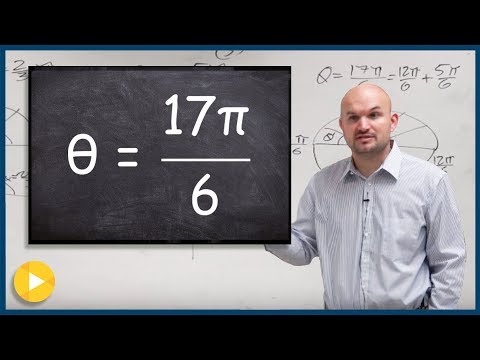 Find the reference angle of a angle larger than 2pi - YouTube