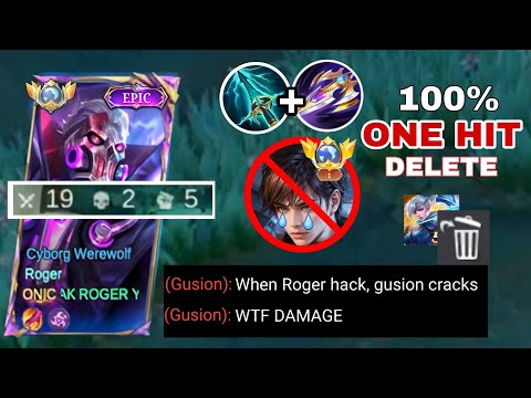Gusion Didn’t Expect This! Roger One Hit Kill 💥 | Mobile Legends