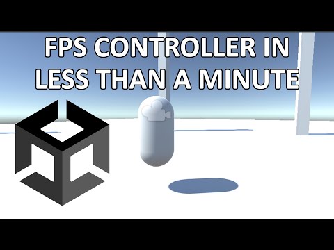 How To Make An FPS Player In Under A Minute - Unity Tutorial