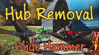 Hub Removal with Slide Hammer, Pull a Hub Without a Press