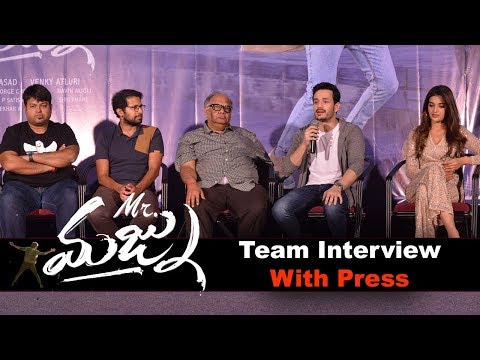 Mr. Majnu Movie Team Interview With Press