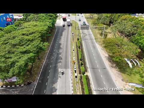 EY686 Street Light Showcase @ Majlis Bandaraya Pasir Gudang | Selangor | LEDioc/SL EY686- 180W