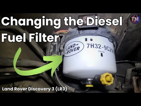 Land Rover Discovery 3 (LR3) - Diesel Fuel Filter Change (Cartridge Type)