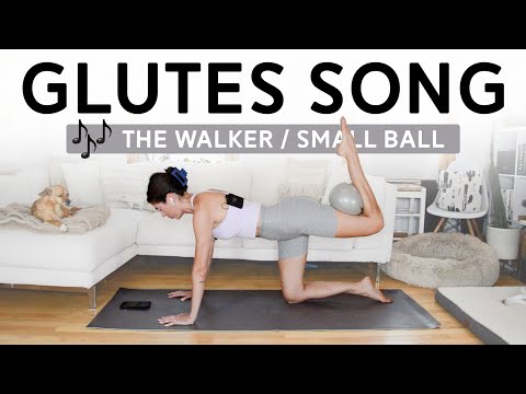 Glutes / Hamstrings Song Workout w/ Ball - The Walker, Cobra Starship Remix (Fitz and The Tantrums)