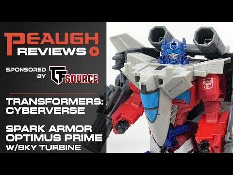 Video Review: Transformers Cyberverse - Spark Armor OPTIMUS PRIME w/ Sky Turbine