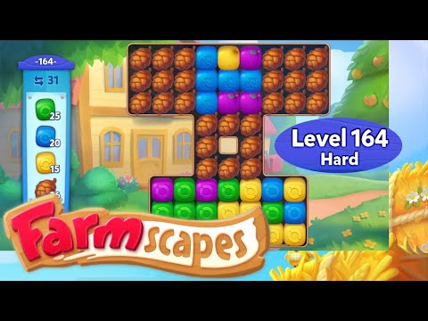Farmscapes Level 164 Hard | No Boosters | Playrix