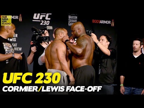 UFC 230: Daniel Cormier vs. Derrick Lewis Weigh-In Staredown