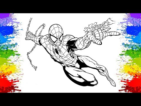 🌟 Spider Man Coloring Page 🌟