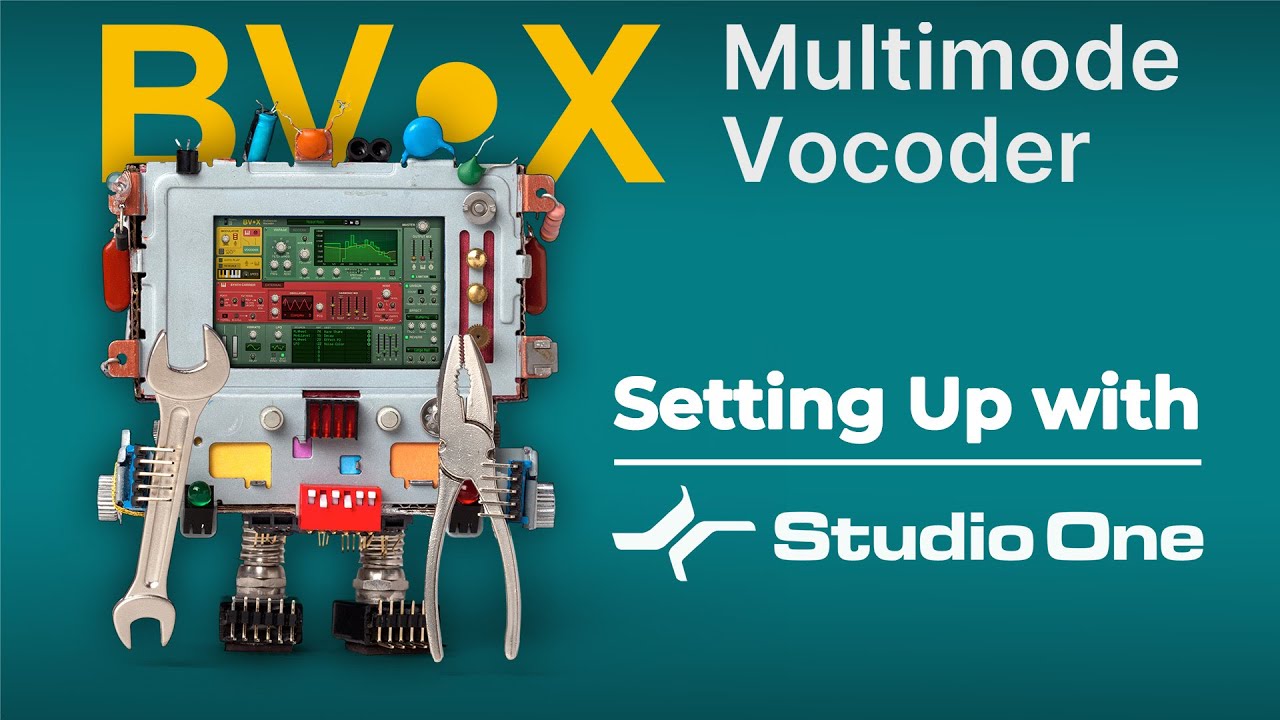 BV-X Multimode Vocoder Setup in Studio One