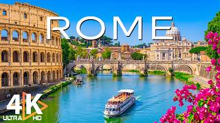 Rome, Italy 4K 🇮🇹 | Wonders of the Eternal City – The Colosseum, Vatican City
