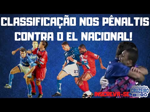 CRUZEIRO 2 (5) x (3) 2 EL NACIONAL-OITAVAS DE FINAL-LIBERTADORES 1997