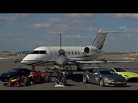 Kawasaki Ninja H2R Vs F1 Car Vs F16 Jet Vs Super-Cars Vs PrivateJet Drag Race - The Ultimate Race