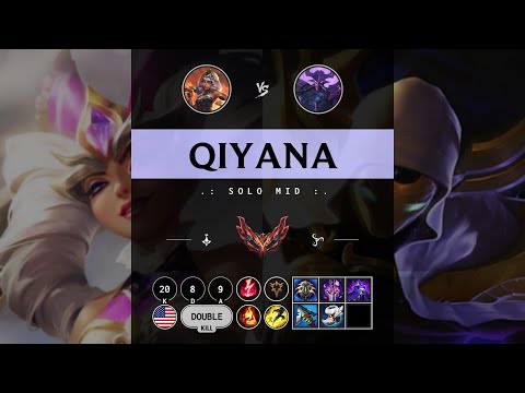 Qiyana Mid vs Kassadin - NA Grandmaster Patch 14.9