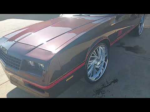 kutit kustomz ss monte carlo on 24s tucked no tub no coilovers no narrow. nice simple and clean