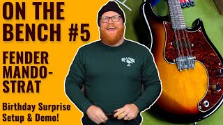 Video thumbnail for ON THE BENCH #5: Birthday Fender Mando-Strat/Caster Electric Mandolin Setup, & Demo! by Puisheen