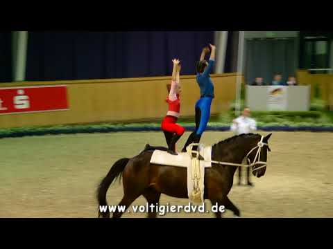 Katharina Von Eynern - Philine Lindhorst - Pas de Deux 07 - DJM Voltigieren Aachen 2017