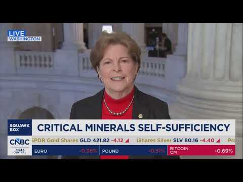 Shaheen Discusses Bipartisan SECURE Minerals Act and Greenland on CNBC's Squawk Box