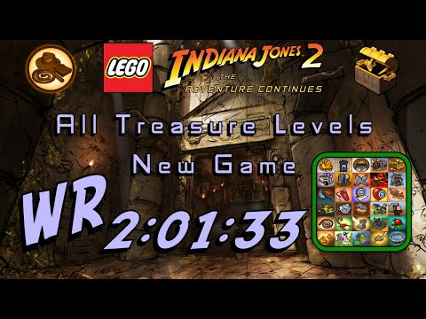 LEGO Indiana Jones 2: All Treasure Levels NG [Standard] - 2:01:33 WR
