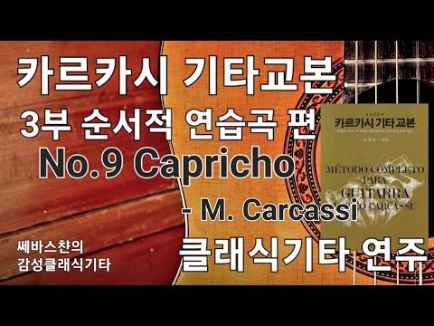 카르카시 순서적연습곡 No.9 Capricho 클래식기타 연주