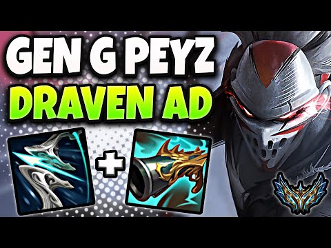 Draven vs Lucian ADC [ Gen G Peyz ] Korea Challenger Patch 13.11 ✅