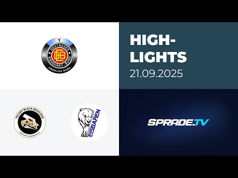 21.09.2025 - Highlights - TecArt BlackDragons vs. Hammer Eisbären