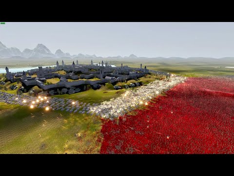 4,000,000 ZOMBIES INVADE WW2 MILITARY BASE - UEBS 2  Ultimate Epic Battle Simulator 2