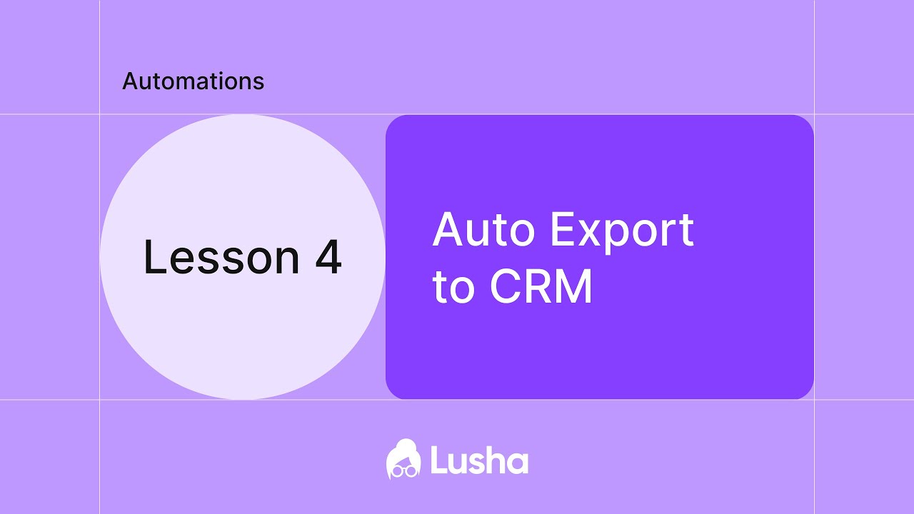Auto Export to CRM