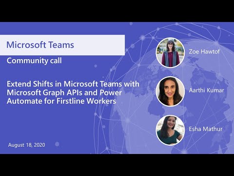 Microsoft Teams community call August 2020