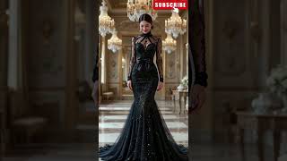 Stunning Black Bridal Gown for Your Wedding Day #weddingdress #fashion2026  #modestbride #bridalgown