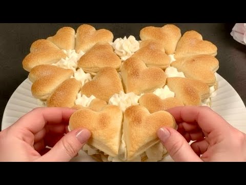 If you have puff pastry, prepare a heart for Valentine's Day!