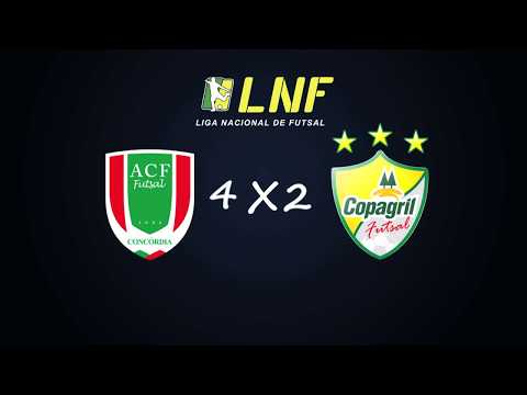 LNF2017 - Semana 9 - Gols - Concórdia 4 x 2 Copagril