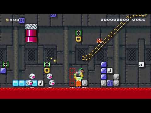 Automatic Mario Level 2 by abcmaster - Super Mario Maker 2 - No Commentary 1bv
