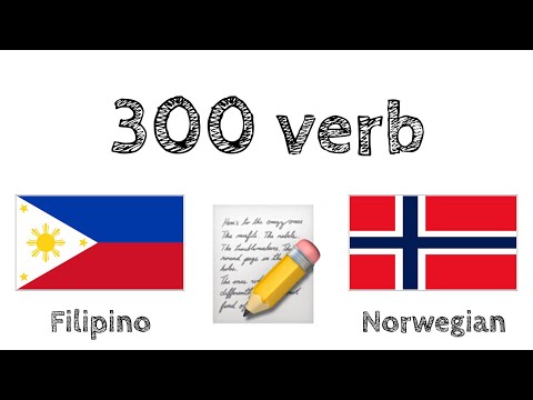 300 verb + Lesing og lytting: - Filippinsk + Norsk