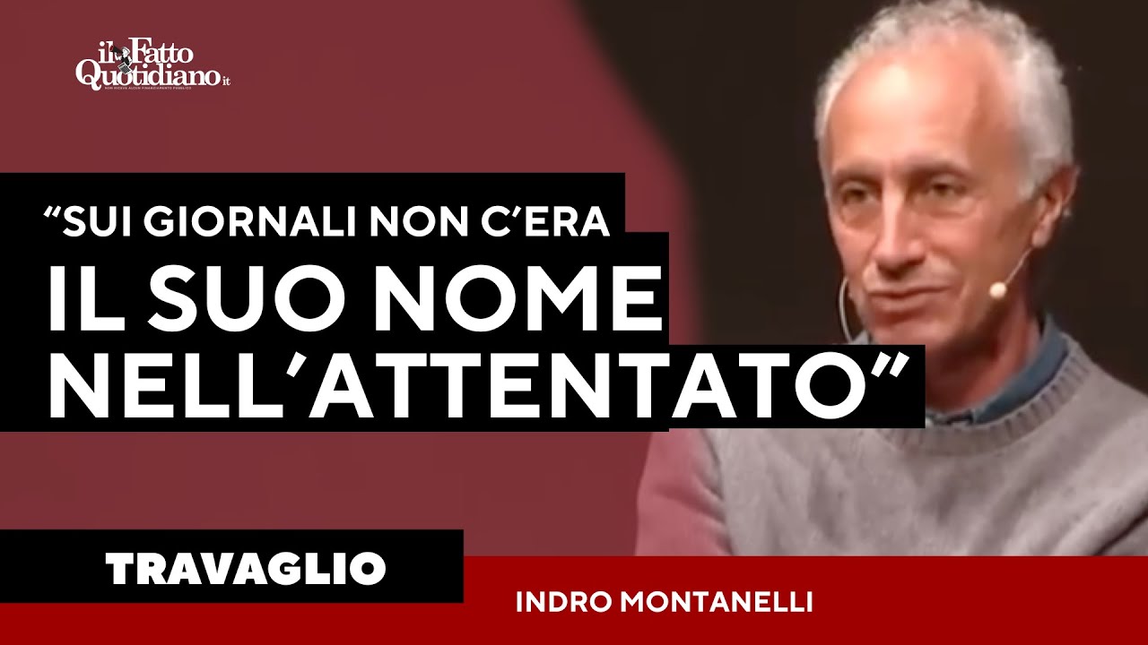 Travaglio: "Attentato a Montanelli ma il nome non era nel titolo: appestato non uniforme alla moda"