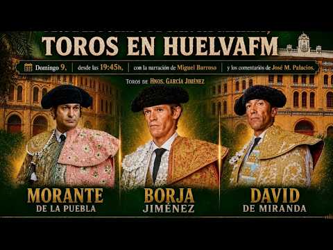 Desde la plaza de toros del Puerto de Santa María, M. de la Puebla, Borja J. y D. de Miranda