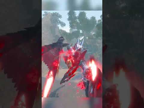 Going full Levi's style on Valstrax ! #monsterhunterrise #valstrax #dualblades #shorts