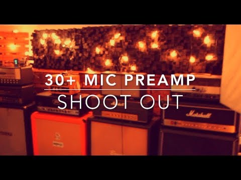Mic Preamp Shoot Out I WORLDS LARGEST I Shred Shed