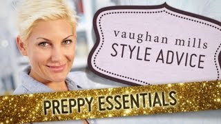 preview picture of video 'Vaughan Mills Style Advice - Preppy Essentials'