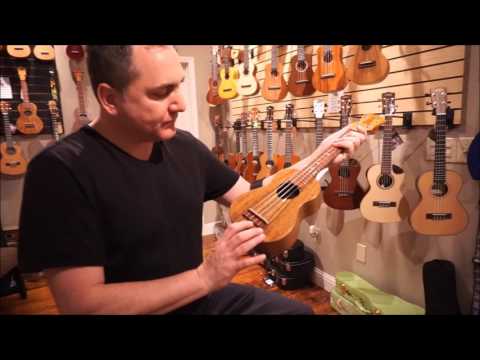 KoAloha KSO-02 Solid Acacia Super Soprano Ukulele Demo by UKE Republic