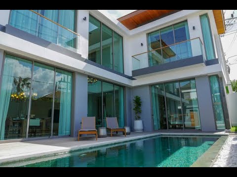 Brand New 3, 4 & 5 Bedroom Two Storey Villas with 40 sqm Private Swimming Pools for Sale In Cherng Talay