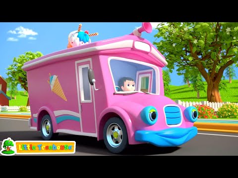 Wheels On The Ice Cream Truck, Vehicle Song and Nursery Rhyme for Kids